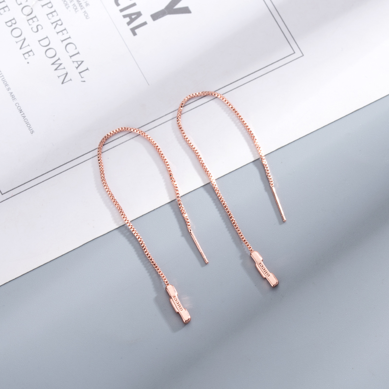 Gucci  Link To Love Chain Earrings With 'Gucci' Bar - EUR FASHION