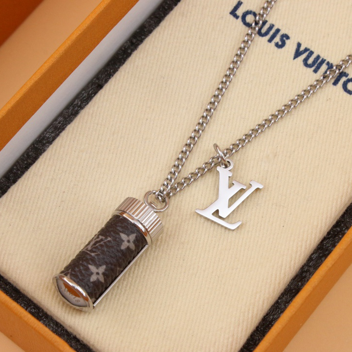 Louis Vuitton Monogram Eclipse Charms Necklace    M63641 - EUR FASHION