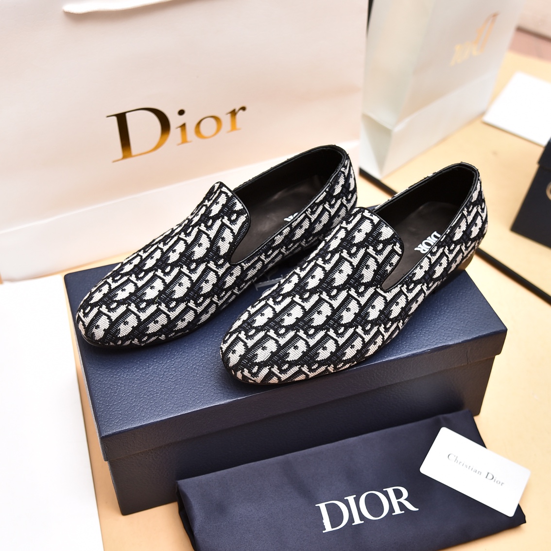 Dior Obique Jacquard Loafer - EUR FASHION