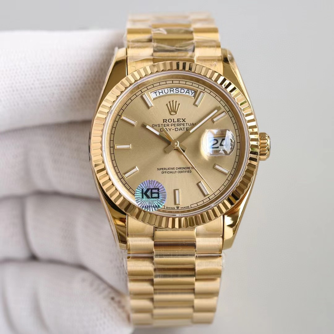 Rolex Day-Date 36 Watch In Yellow Gold - EUR FASHION