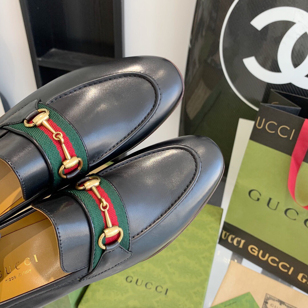 Gucci Loafer With Horsebit And Web - EUR FASHION