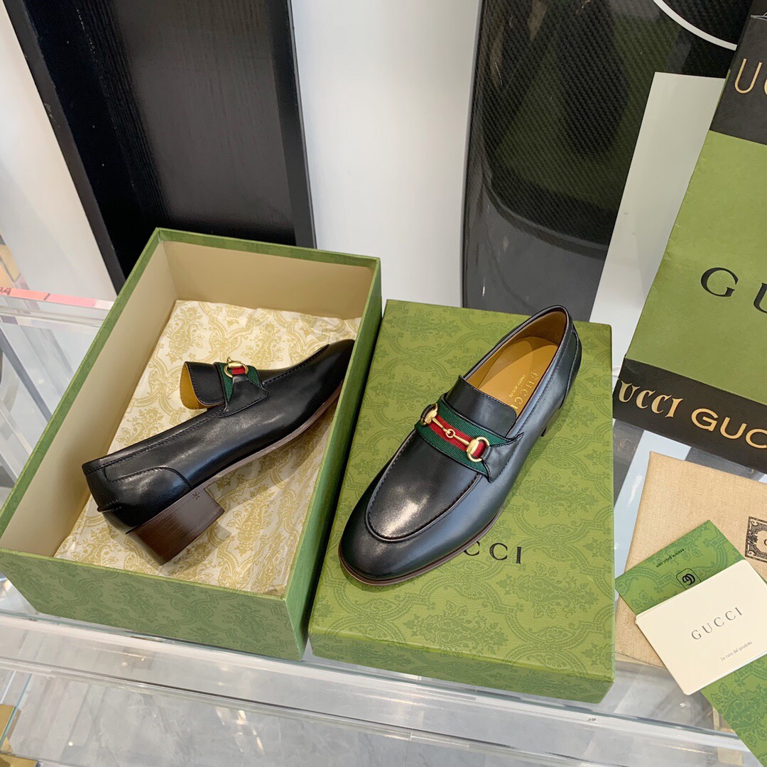 Gucci Loafer With Horsebit And Web - EUR FASHION