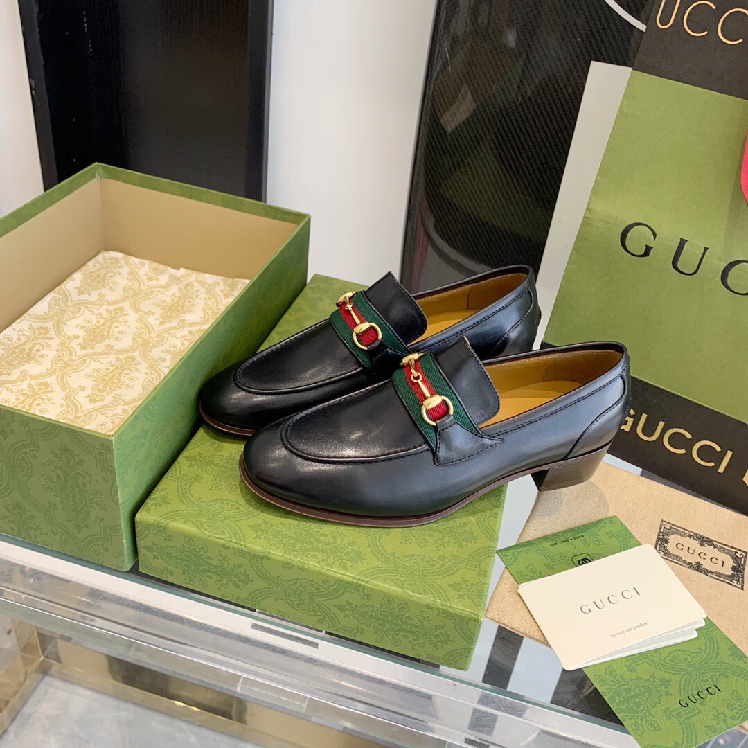 Gucci Loafer With Horsebit And Web - EUR FASHION