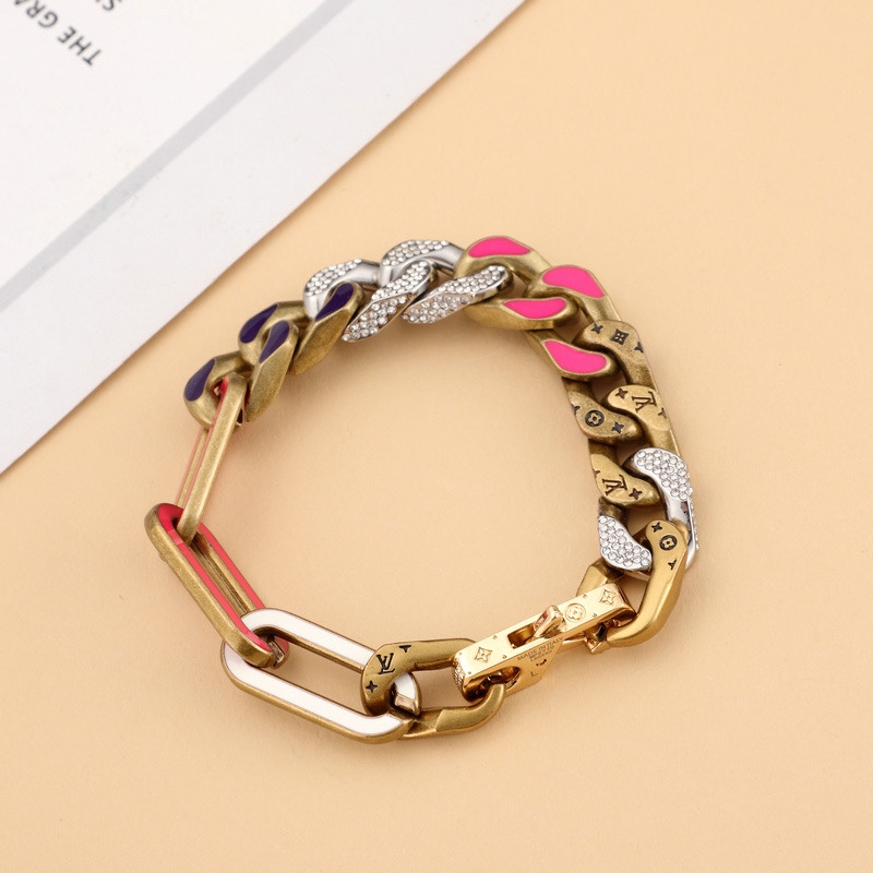 Louis Vuitton LV Mixed Bracelet  21cm   m69464 - EUR FASHION