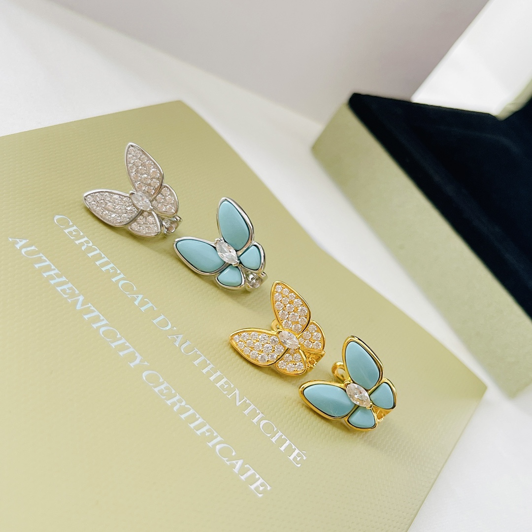 Van Cleef & Arpels Two Butterfly Earrings - EUR FASHION