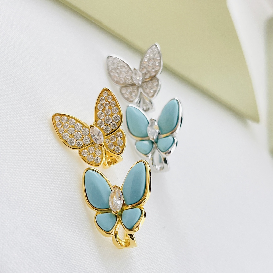 Van Cleef & Arpels Two Butterfly Earrings - EUR FASHION