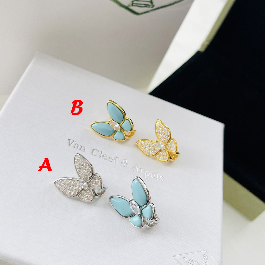 Van Cleef & Arpels Two Butterfly Earrings - EUR FASHION