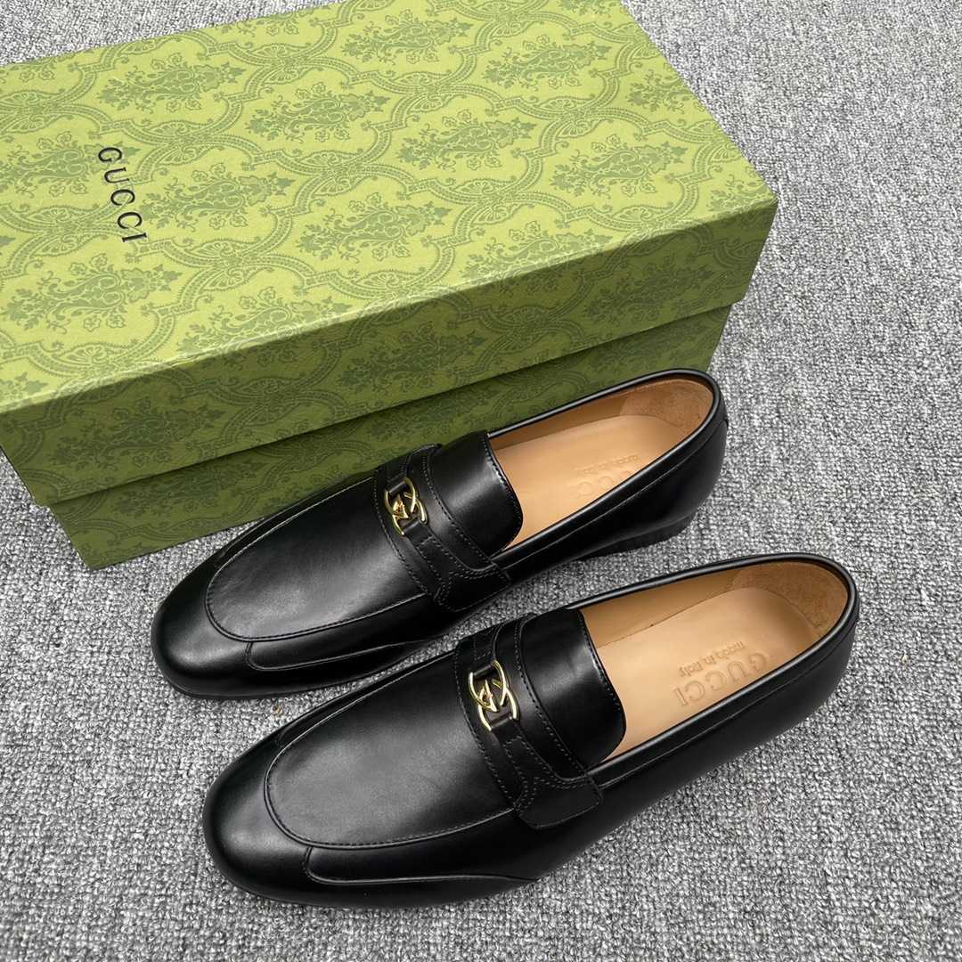 Gucci Men's Loafer With Interlocking G(Upon UK Size) - EUR FASHION