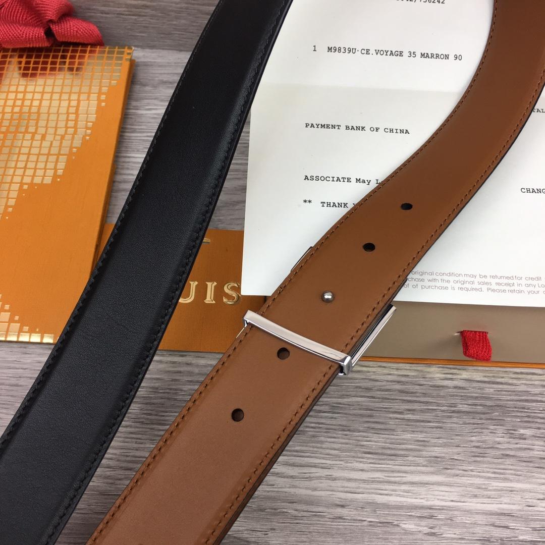 Louis Vuitton  LV Mirror 35MM Reversible Belt - EUR FASHION