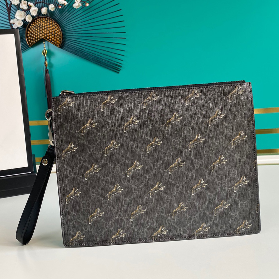 Gucci Black GG Pouch(28-22-3.5cm) - EUR FASHION