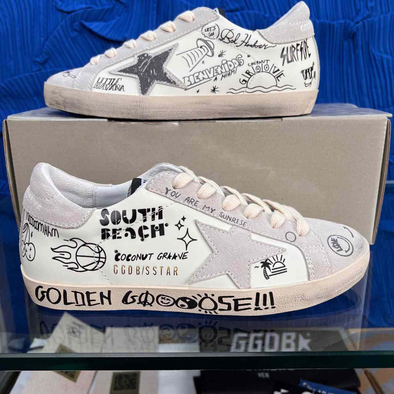 Golden Goose Super-Star Low-Up Sneakers - EUR FASHION