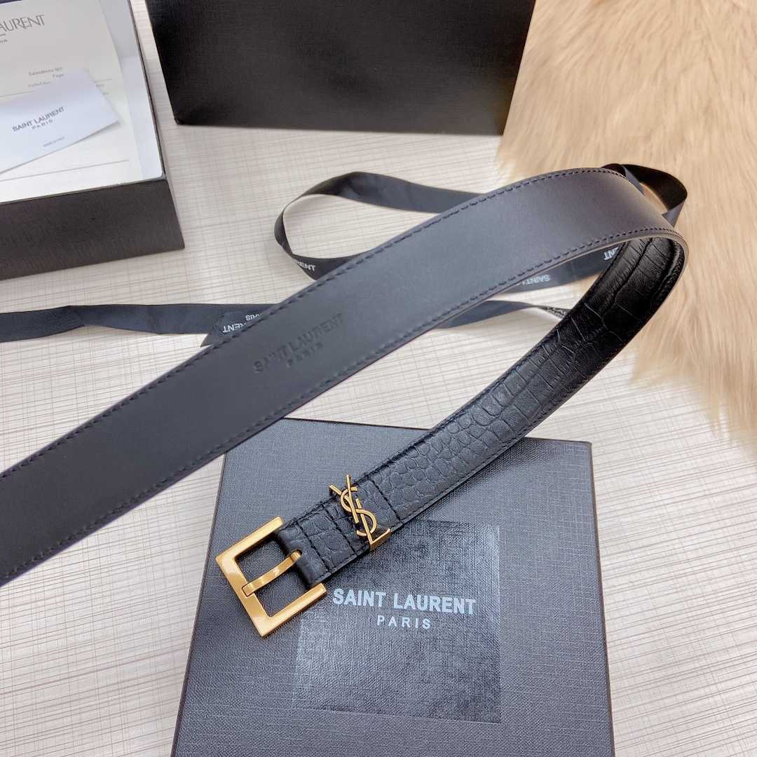 Saint Laurent Leather Belt - EUR FASHION