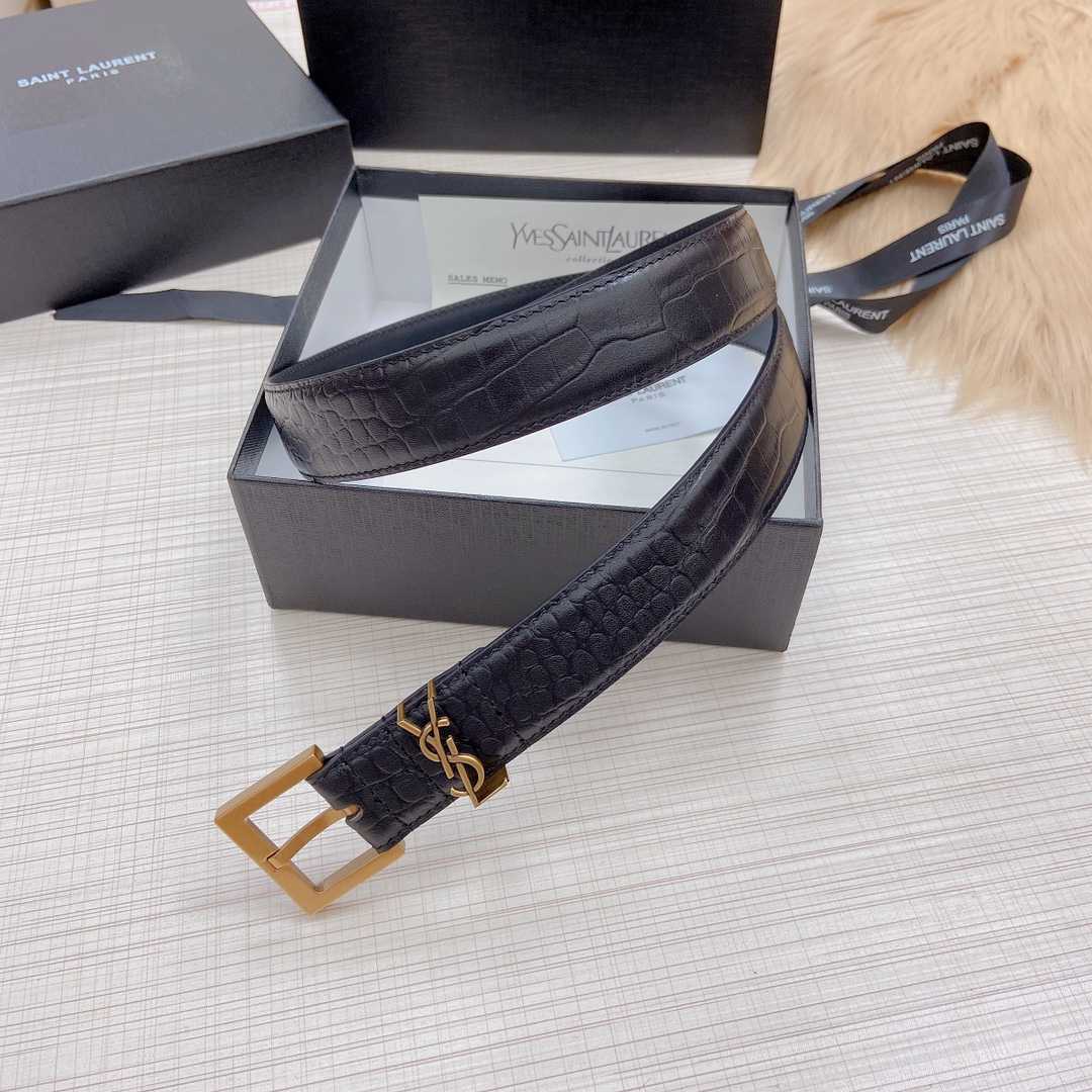 Saint Laurent Leather Belt - EUR FASHION