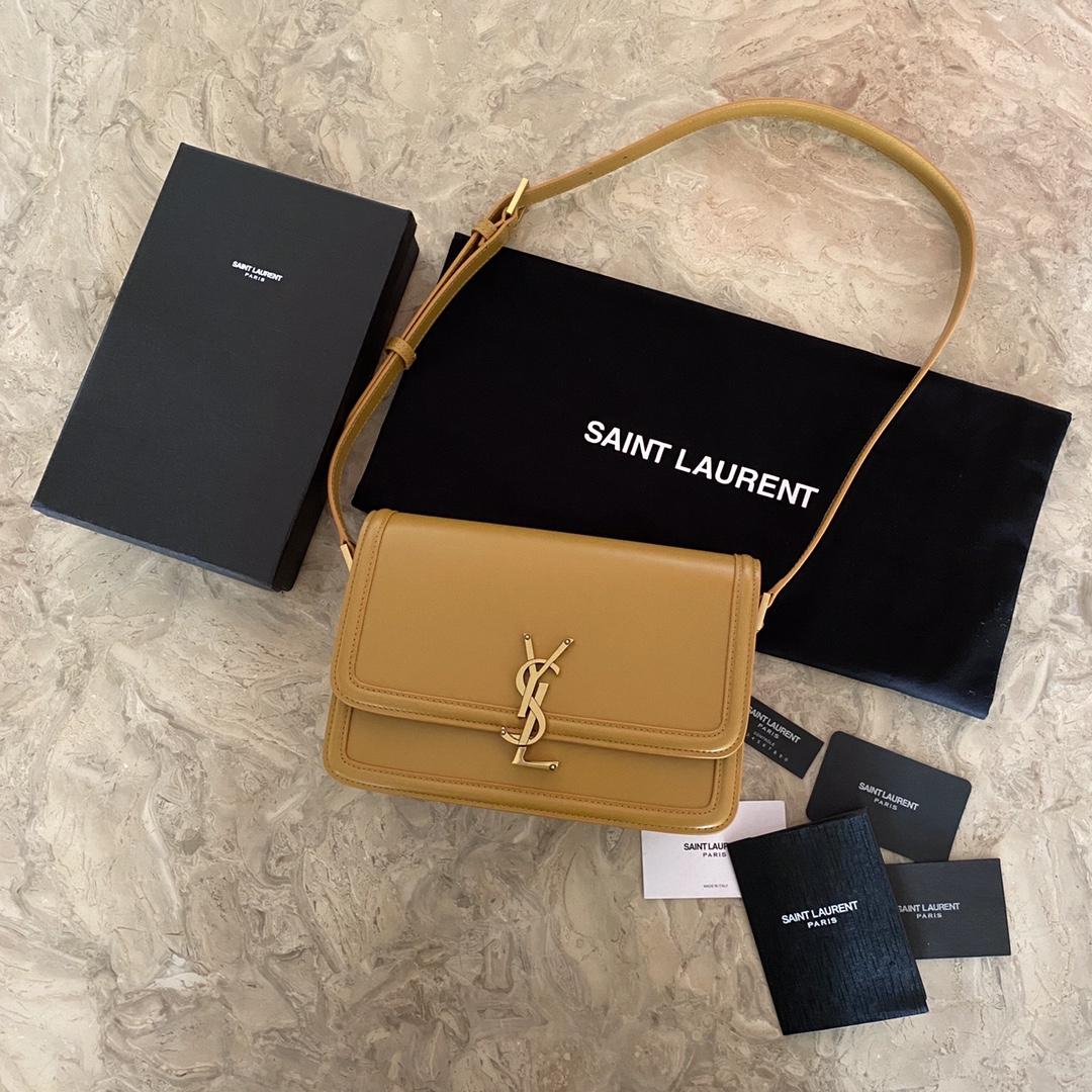 Saint Laurent Solferino Medium Satchel In Box Saint Laurent Leather(23-16-6cm) - EUR FASHION