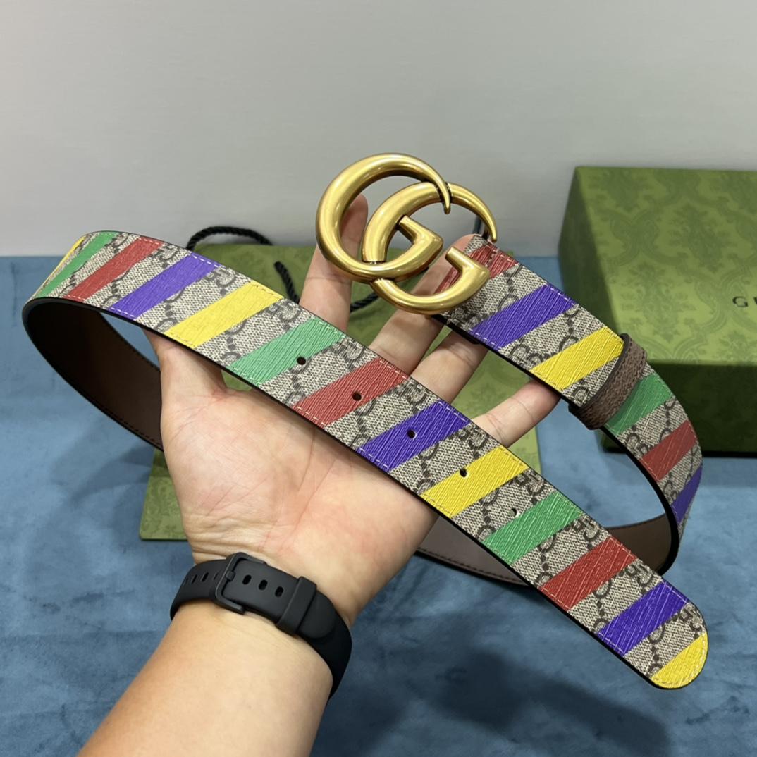 Gucci Criss-Cross Belt With Double G - EUR FASHION