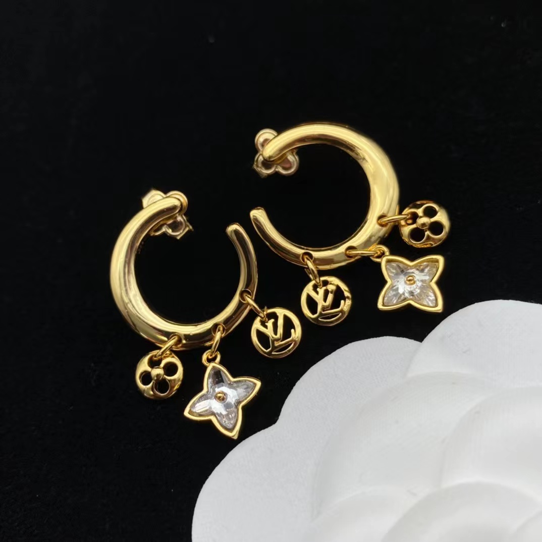 Louis Vuitton My Blooming Strass Earrings     M00604 - EUR FASHION