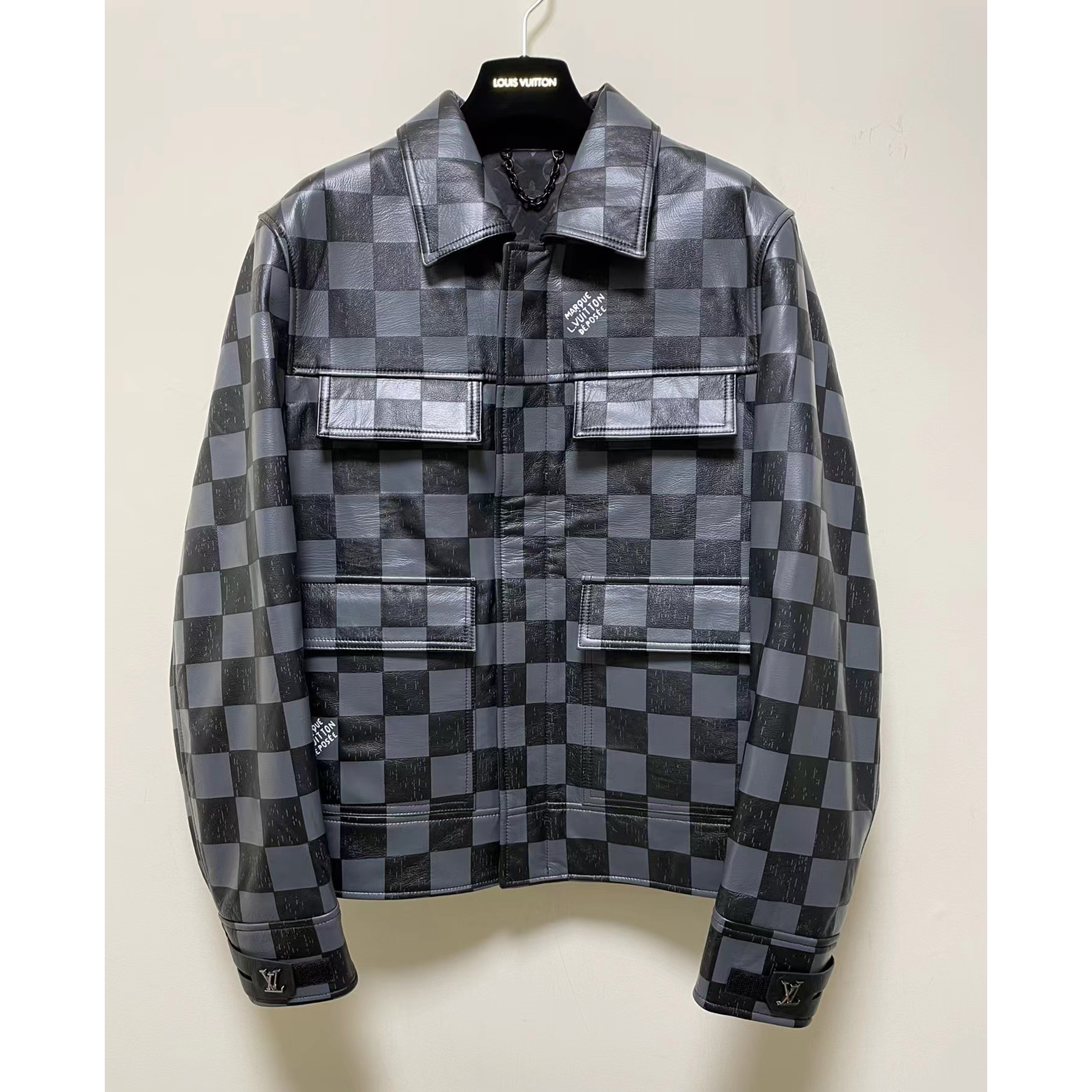 Louis Vuitton Damier Leather Jacket       1A9A0W - EUR FASHION