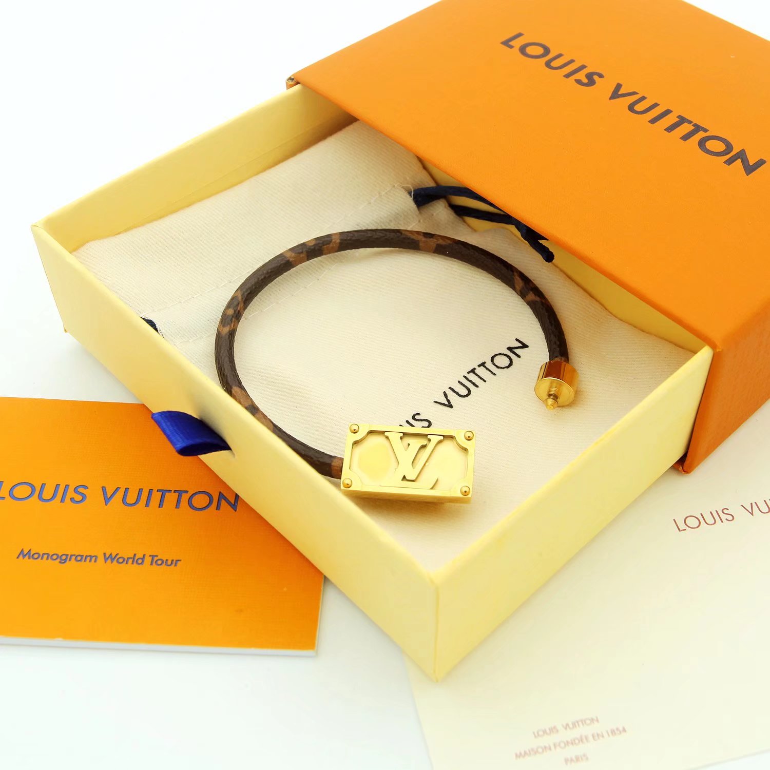 Louis Vuitton x Nigo Keep It Trunk Bracelet Monogram - EUR FASHION