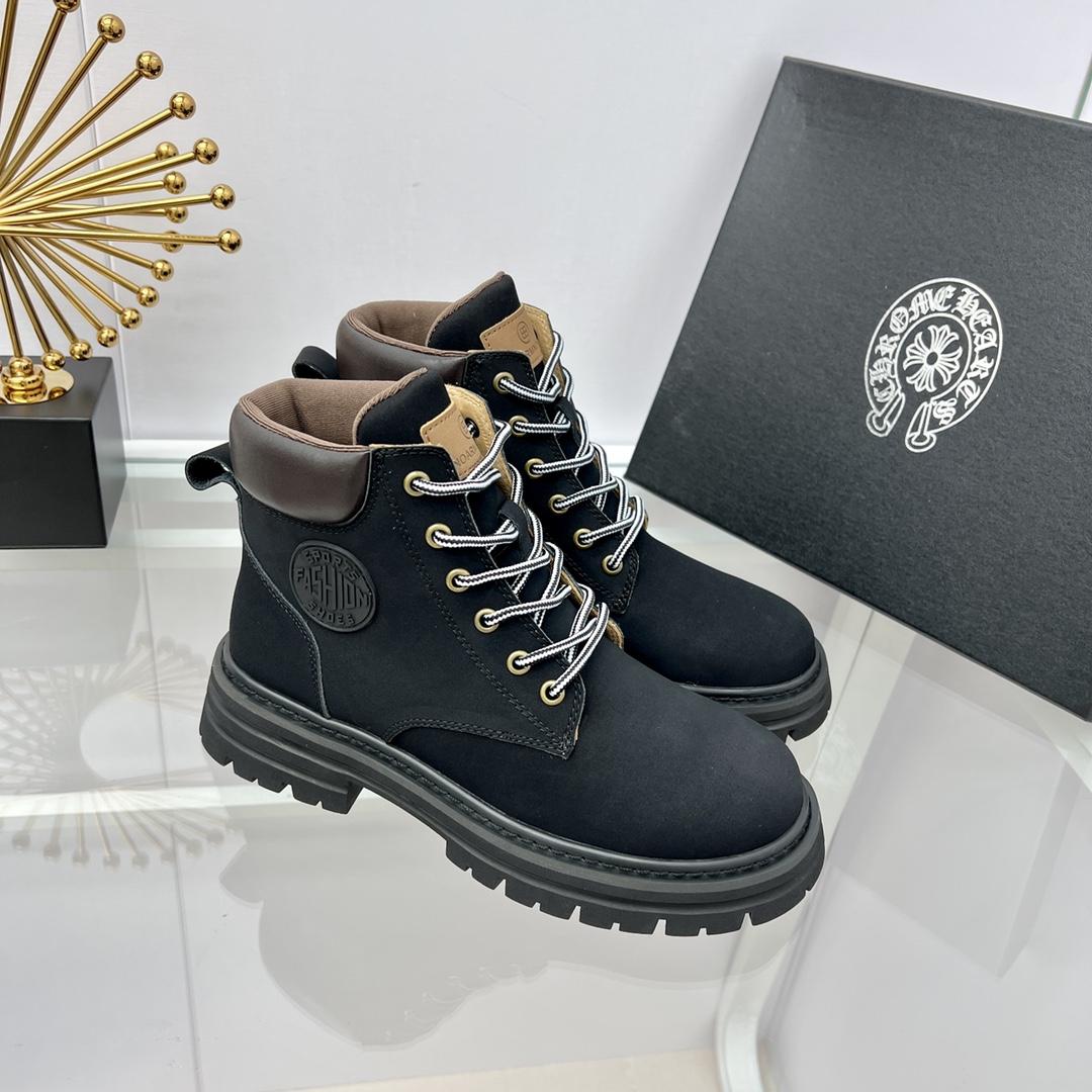 Timberland x Chrome Heart Classic Leather Boots - EUR FASHION