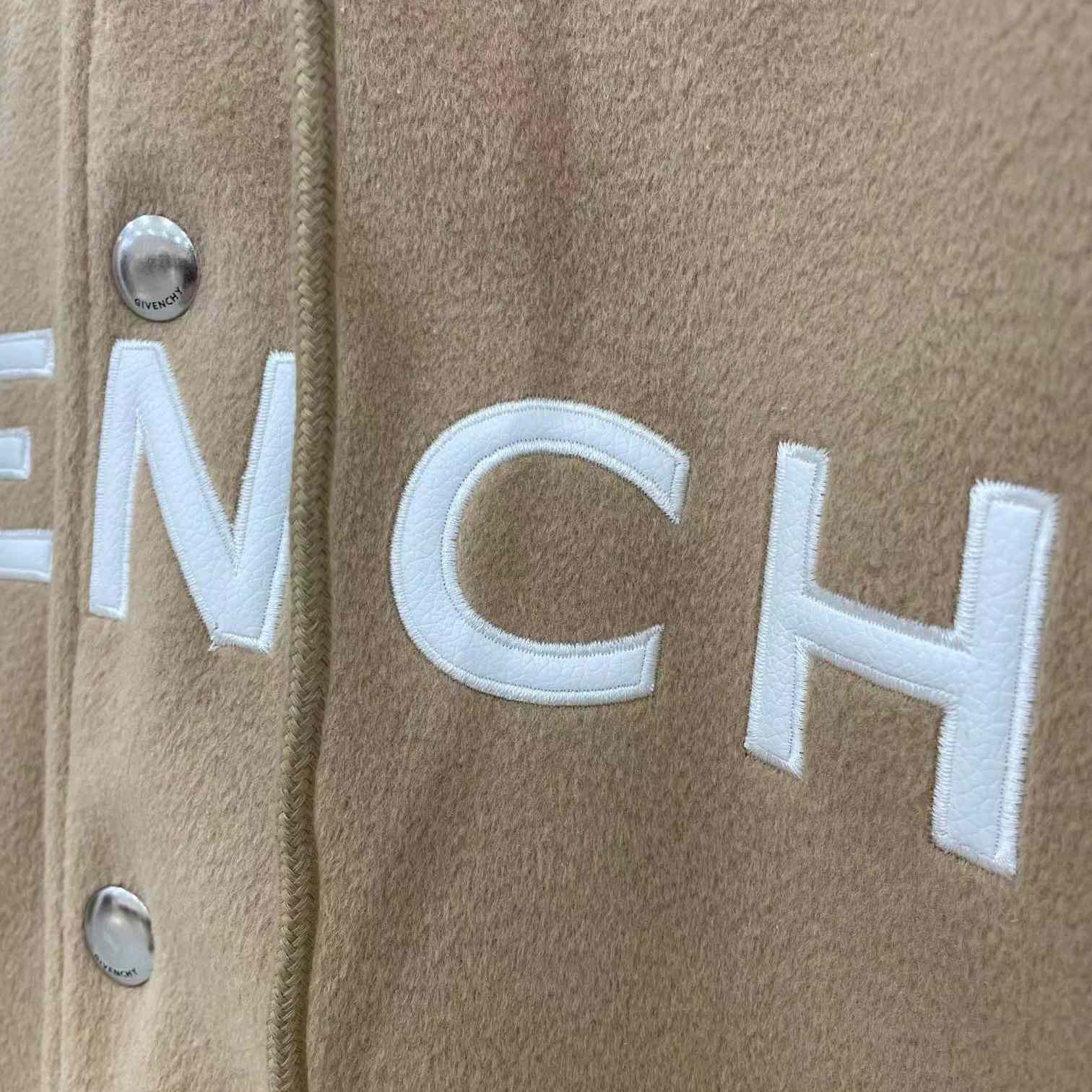 Givenchy New Hooded Bomber Jacket In Wool And Givenchy Leather - EUR FASHION