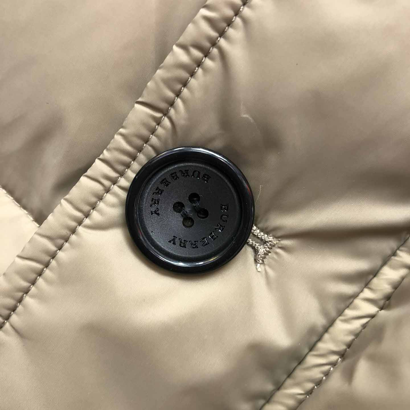 Burberry Logo Appliqué Nylon Puffer Coat - EUR FASHION