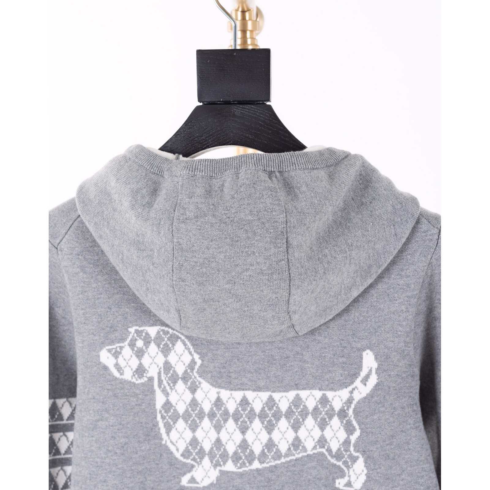 Thom Browne Hector Zip Hoodie - EUR FASHION