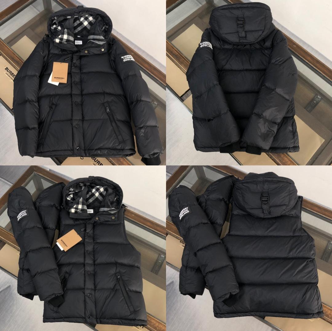 Burberry Hooded Quilted Nylon Down Jacket With Detachable Sleeves - EUR FASHION