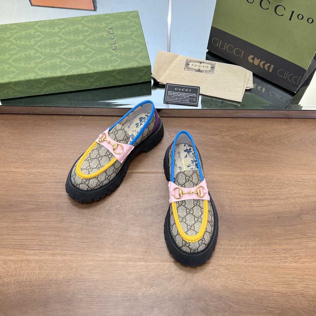 Gucci Women's GG Lug Sole Loafer - EUR FASHION