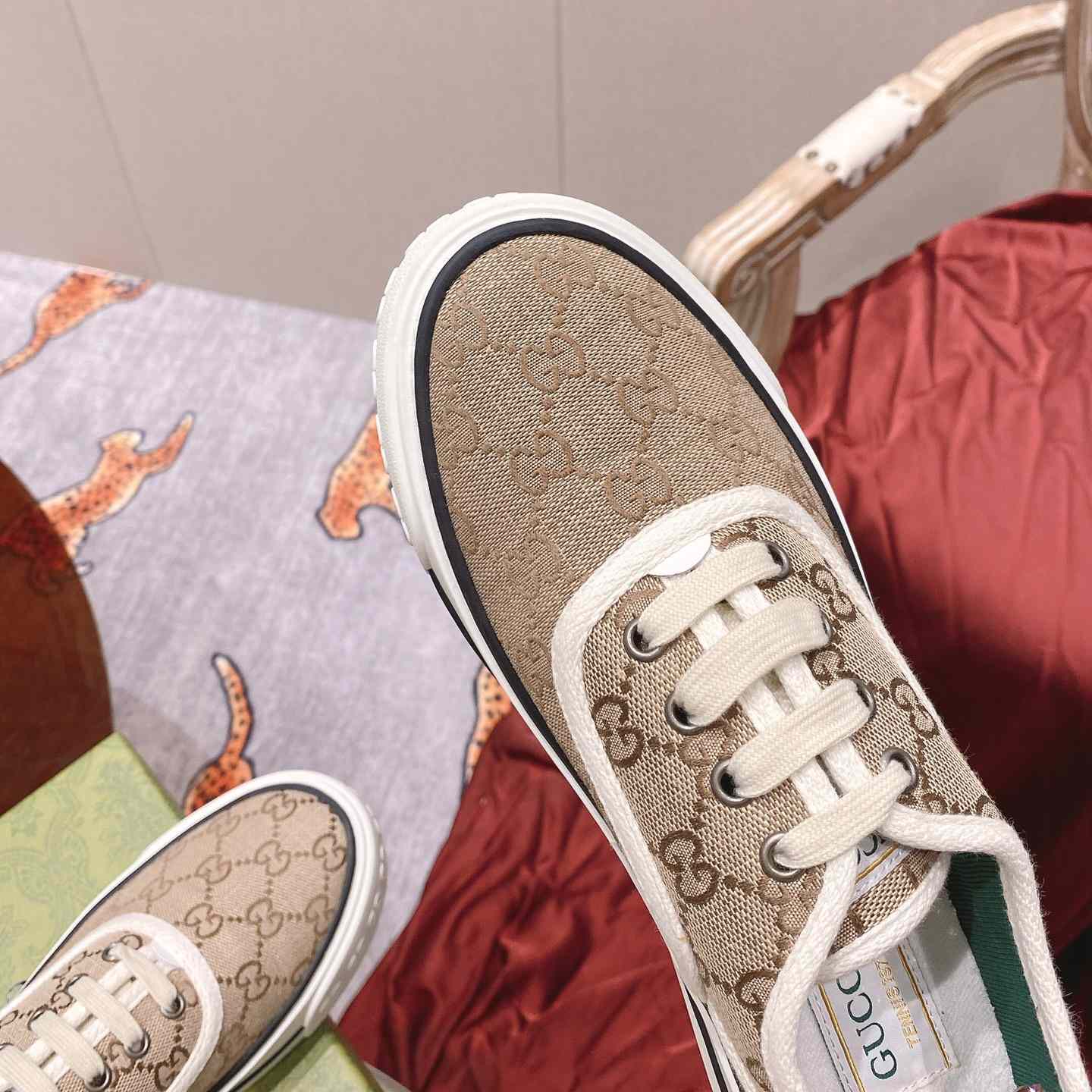 Gucci Tennis 1977 Canvas Sneakers - EUR FASHION