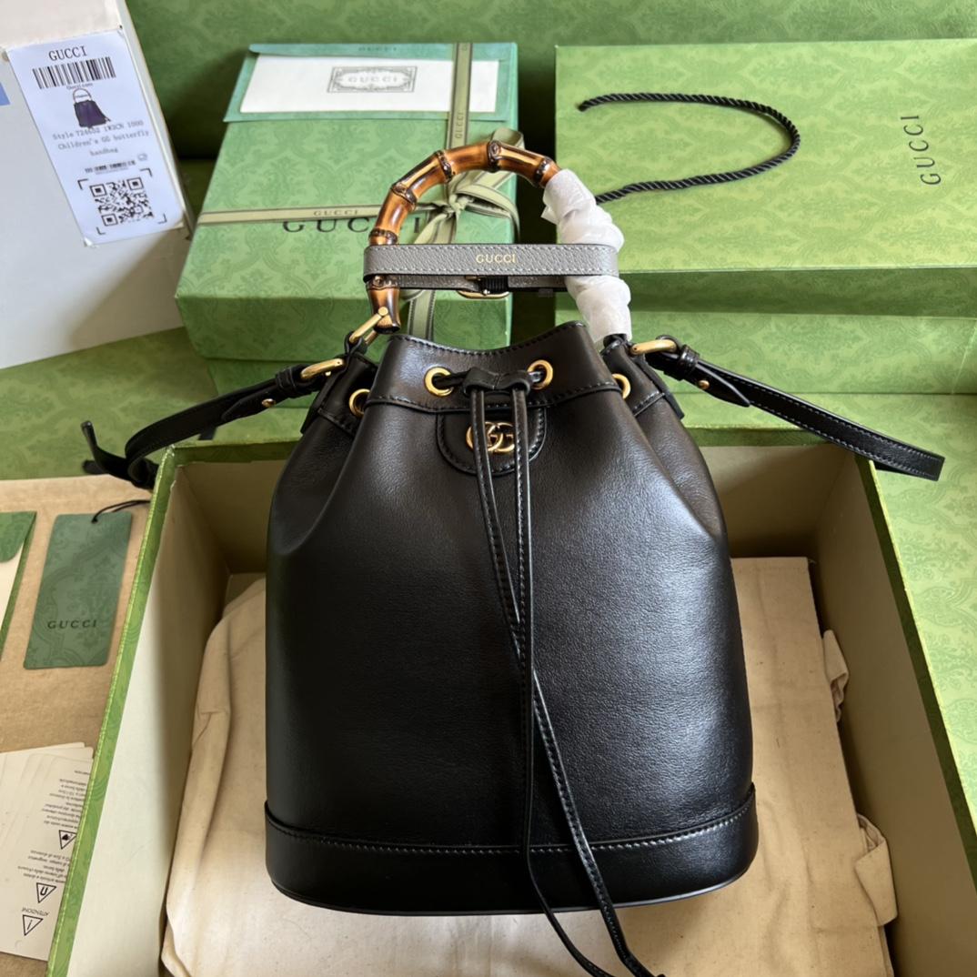 Gucci Diana Small Bucket Bag (23.5-38-10.5cm) - EUR FASHION