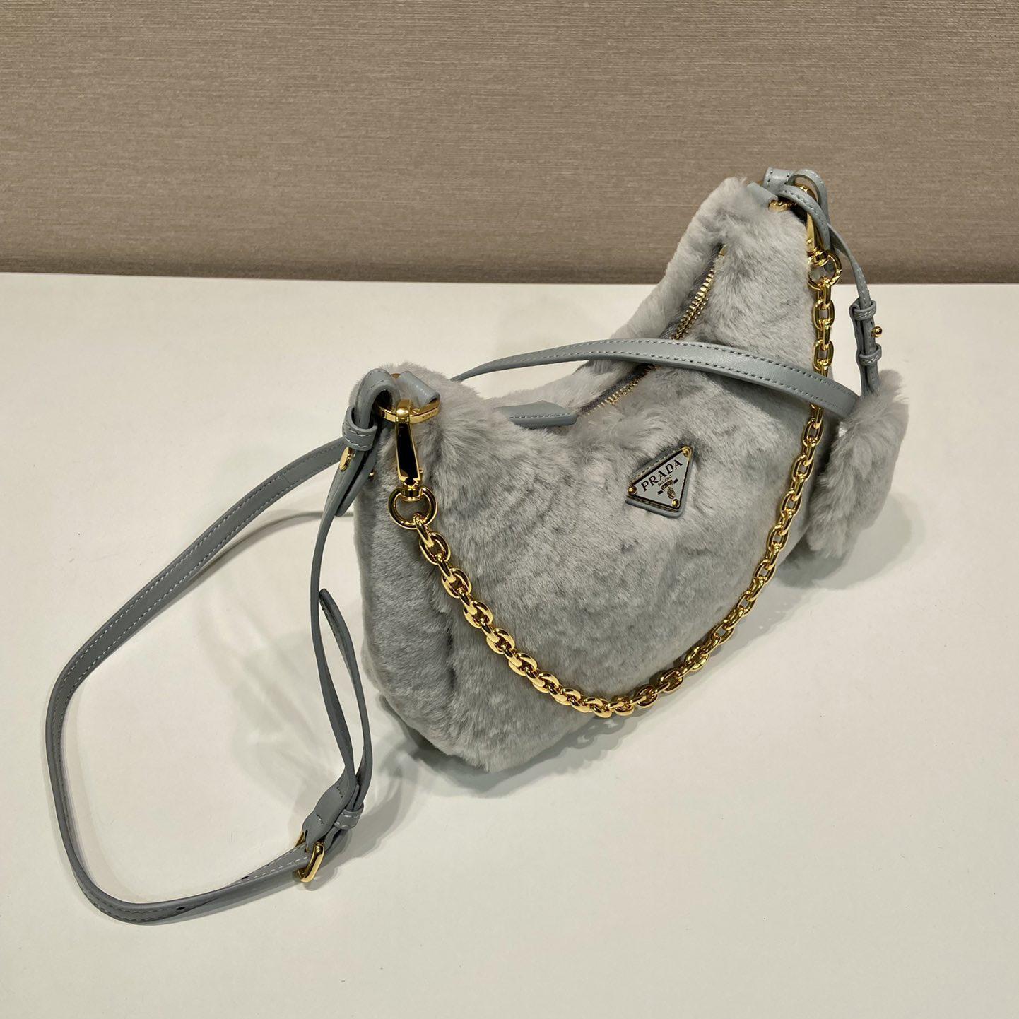 Prada Shearling Mini Bag(23-17-8cm) - EUR FASHION