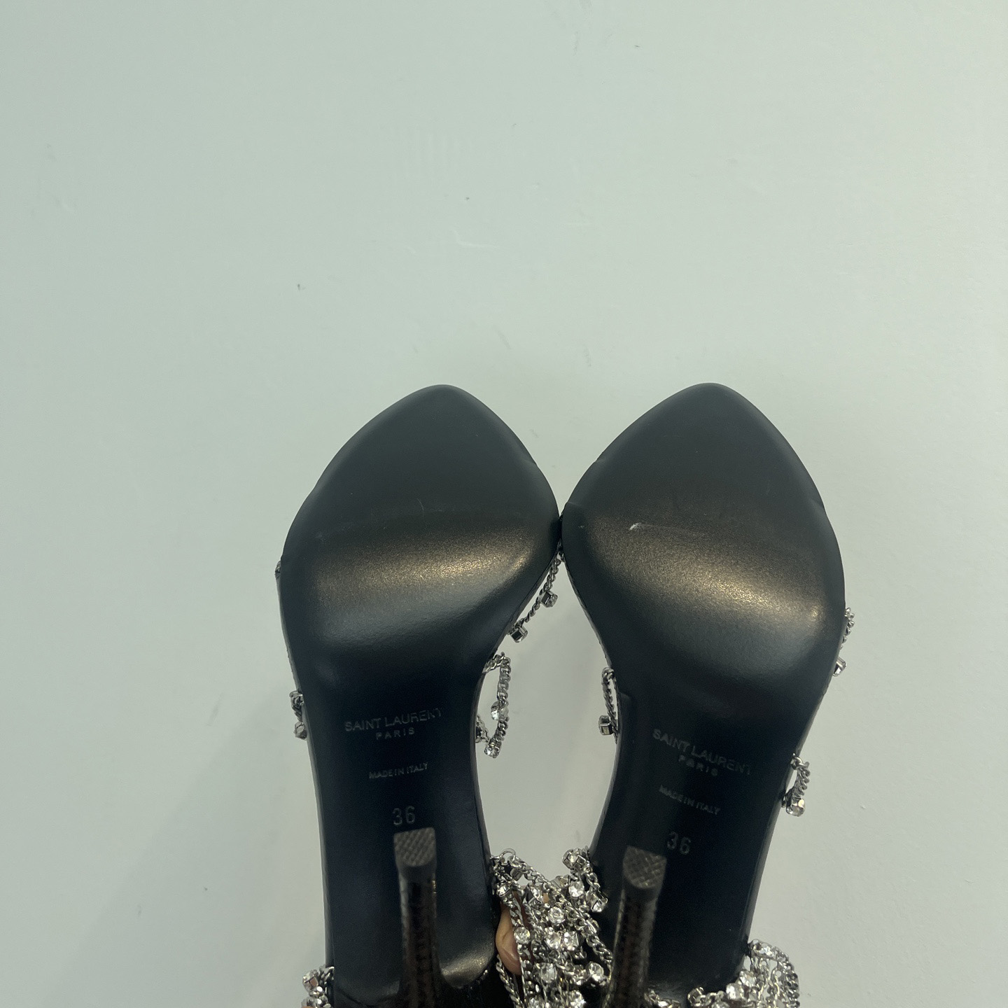 Saint Laurent Leather Sandals - EUR FASHION