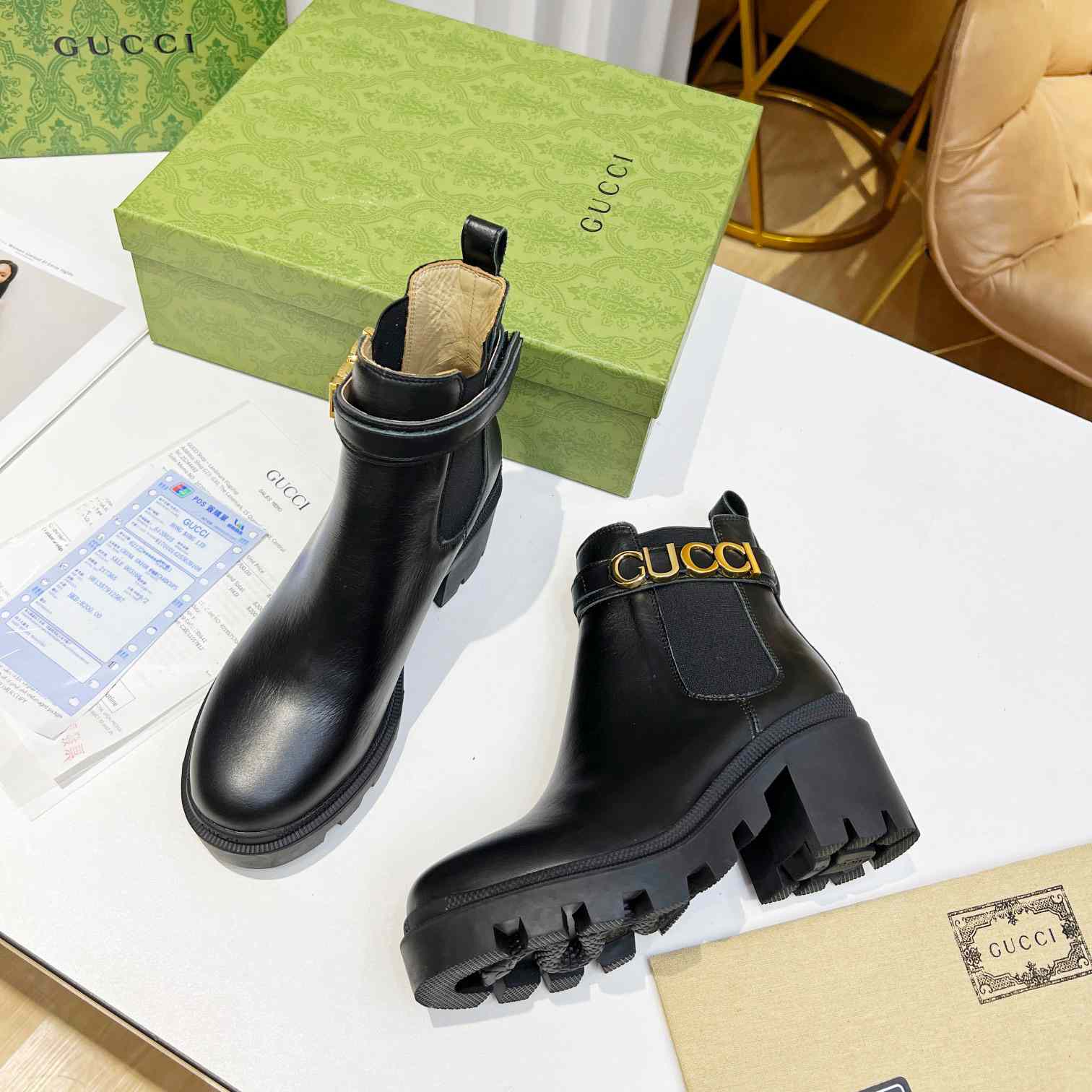 Gucci Women's Ankle Boot With Logo - EUR FASHION