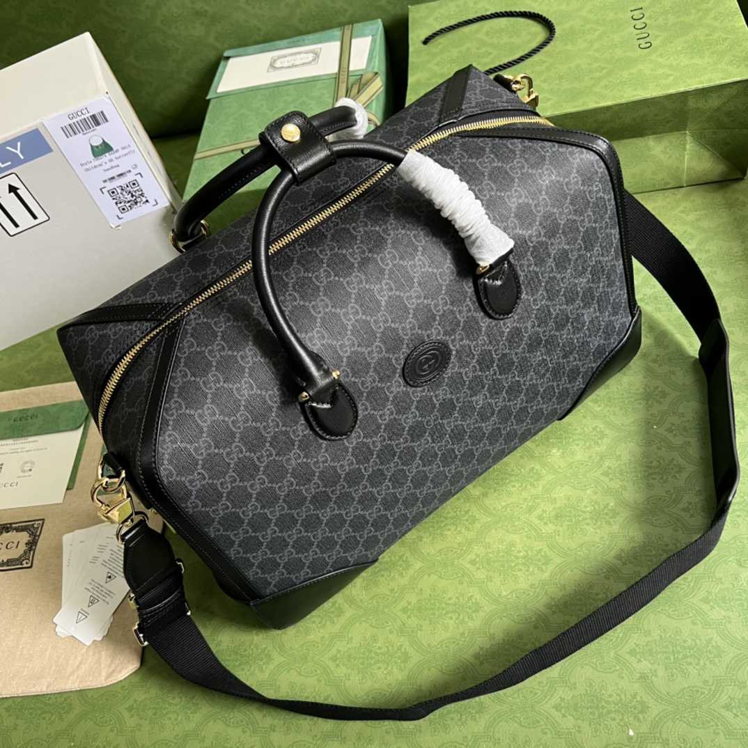 Gucci Duffle Bag With Interlocking G(42-26-24cm) - EUR FASHION