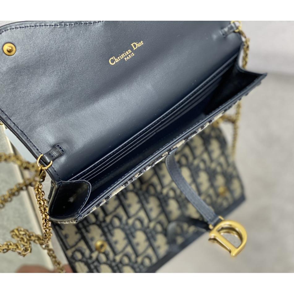 Dior Long Saddle Wallet With Chain - EUR FASHION