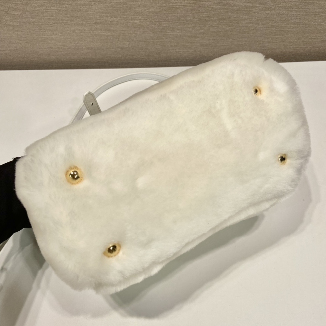 Prada Galleria Shearling Mini-Bag - EUR FASHION