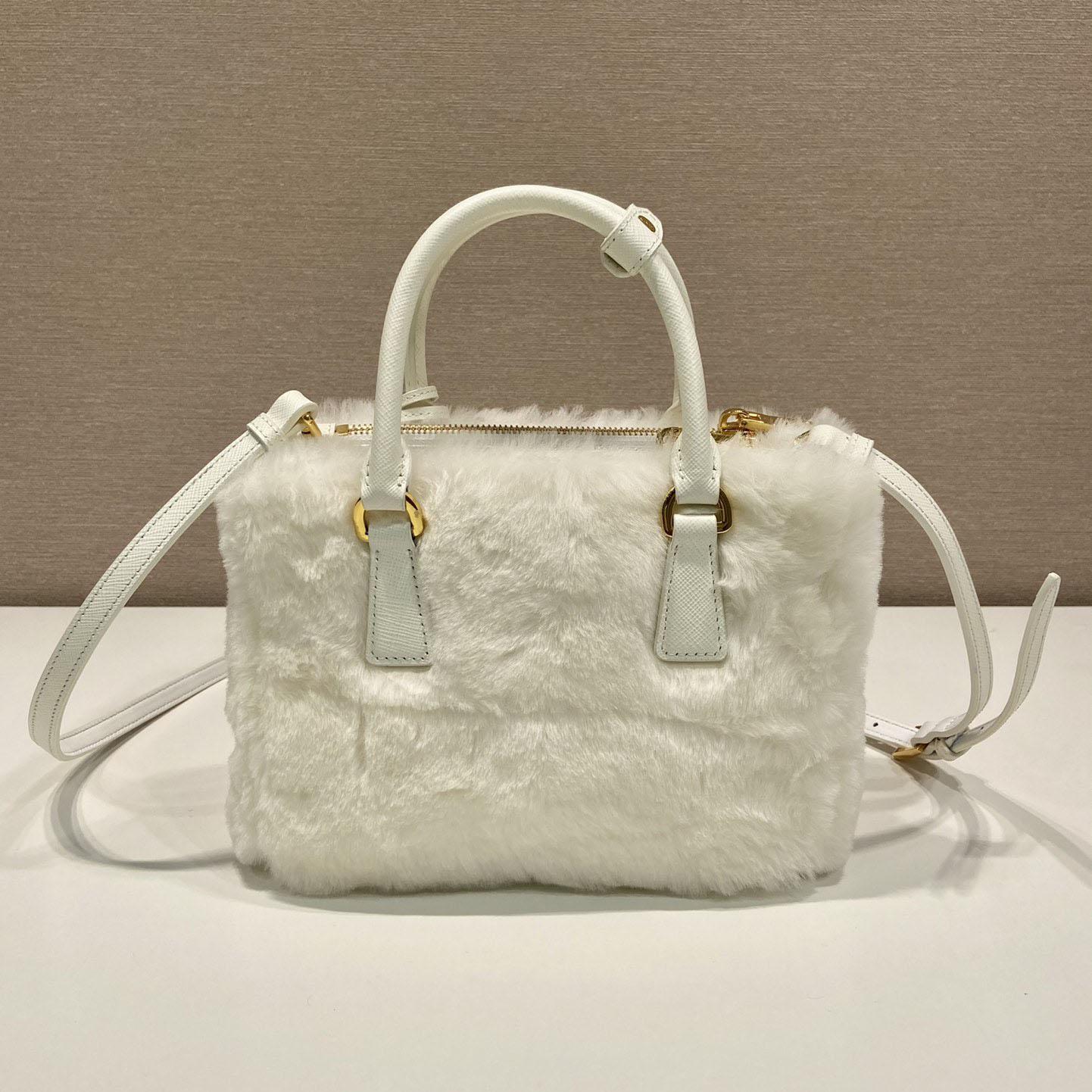 Prada Galleria Shearling Mini-Bag - EUR FASHION