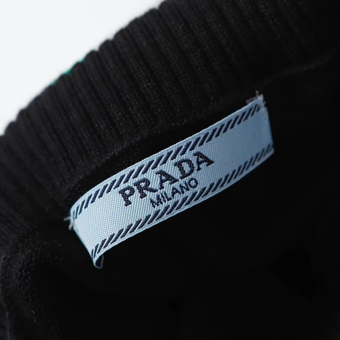 Prada Worsted-Wool Mock-Neck Sweater - EUR FASHION