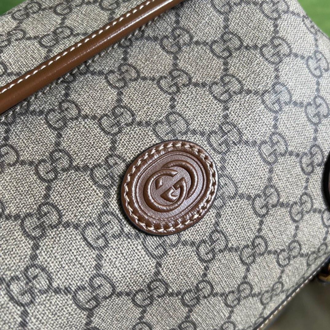 Gucci Medium Backpack With Interlocking G(26-43-18cm) - EUR FASHION