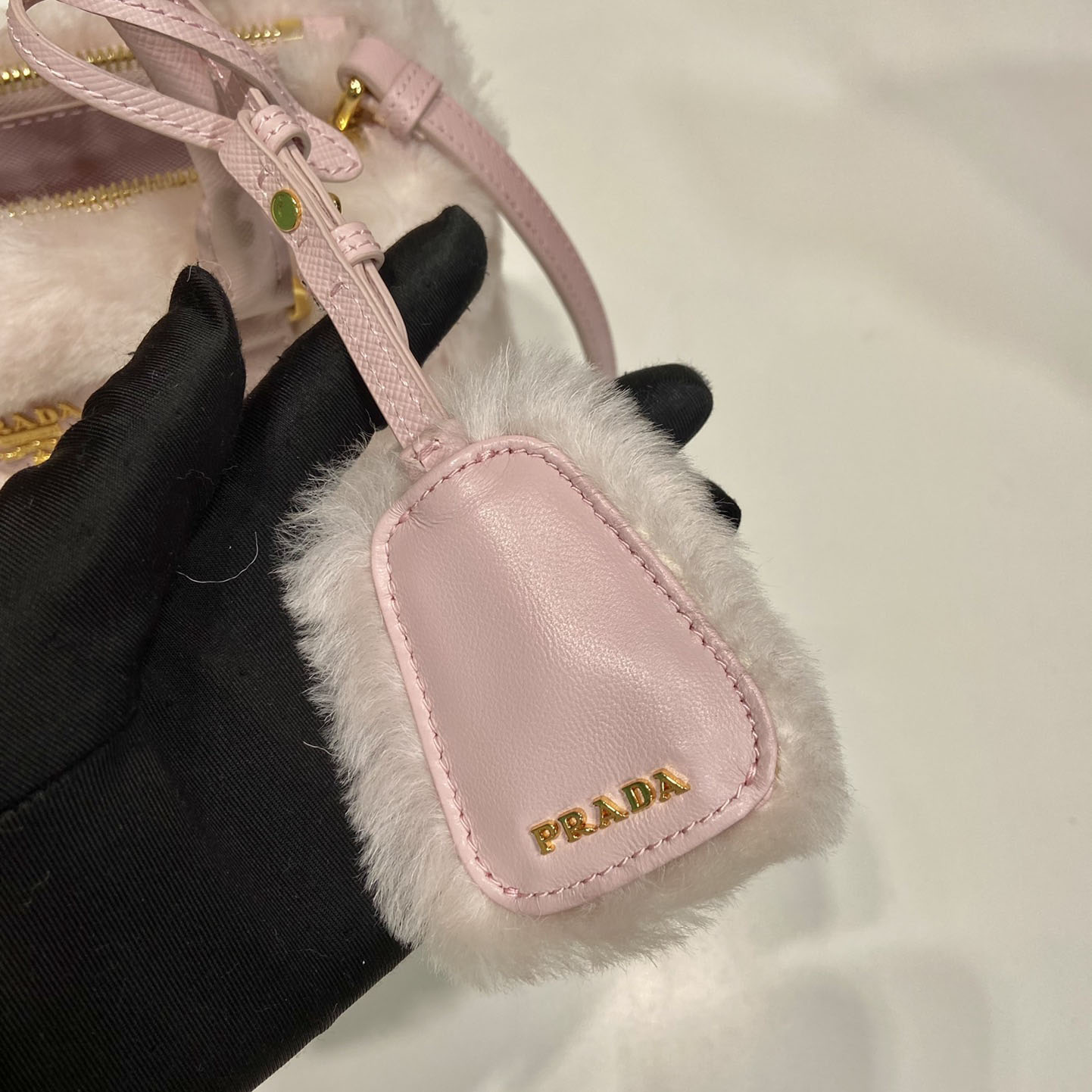 Prada Galleria Shearling Mini-Bag - EUR FASHION