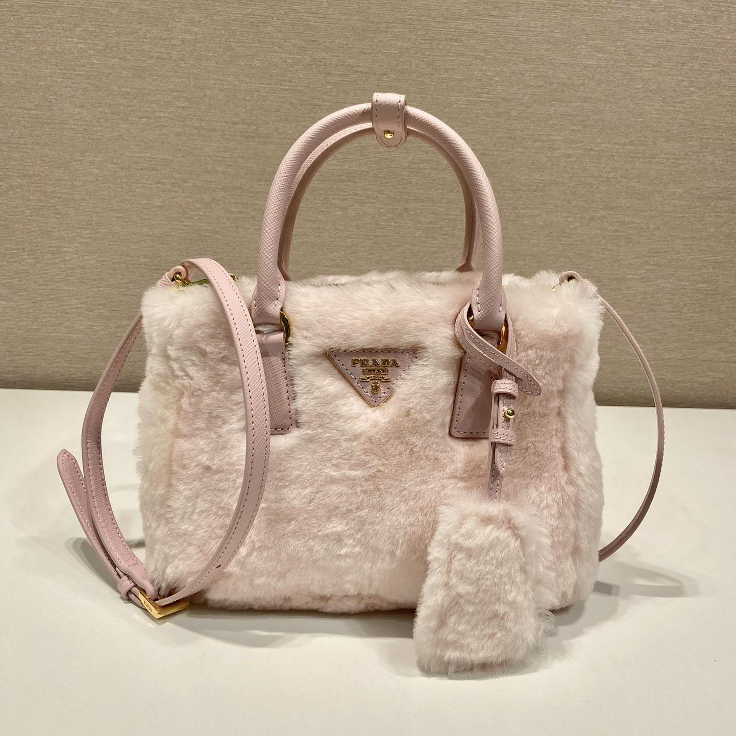 Prada Galleria Shearling Mini-Bag - EUR FASHION