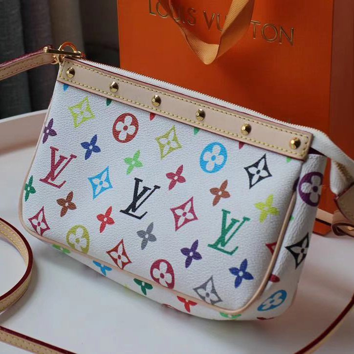 Louis Vuitton x Takashi Murakami Pochette Accessoires Clutch Bag(22-13cm) - EUR FASHION