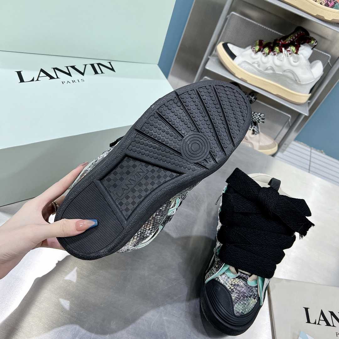 Lanvin Curb Low-Top Sneakers - EUR FASHION