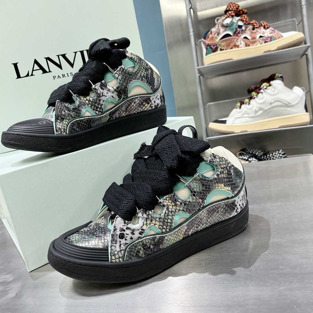 Lanvin Curb Low-Top Sneakers - EUR FASHION