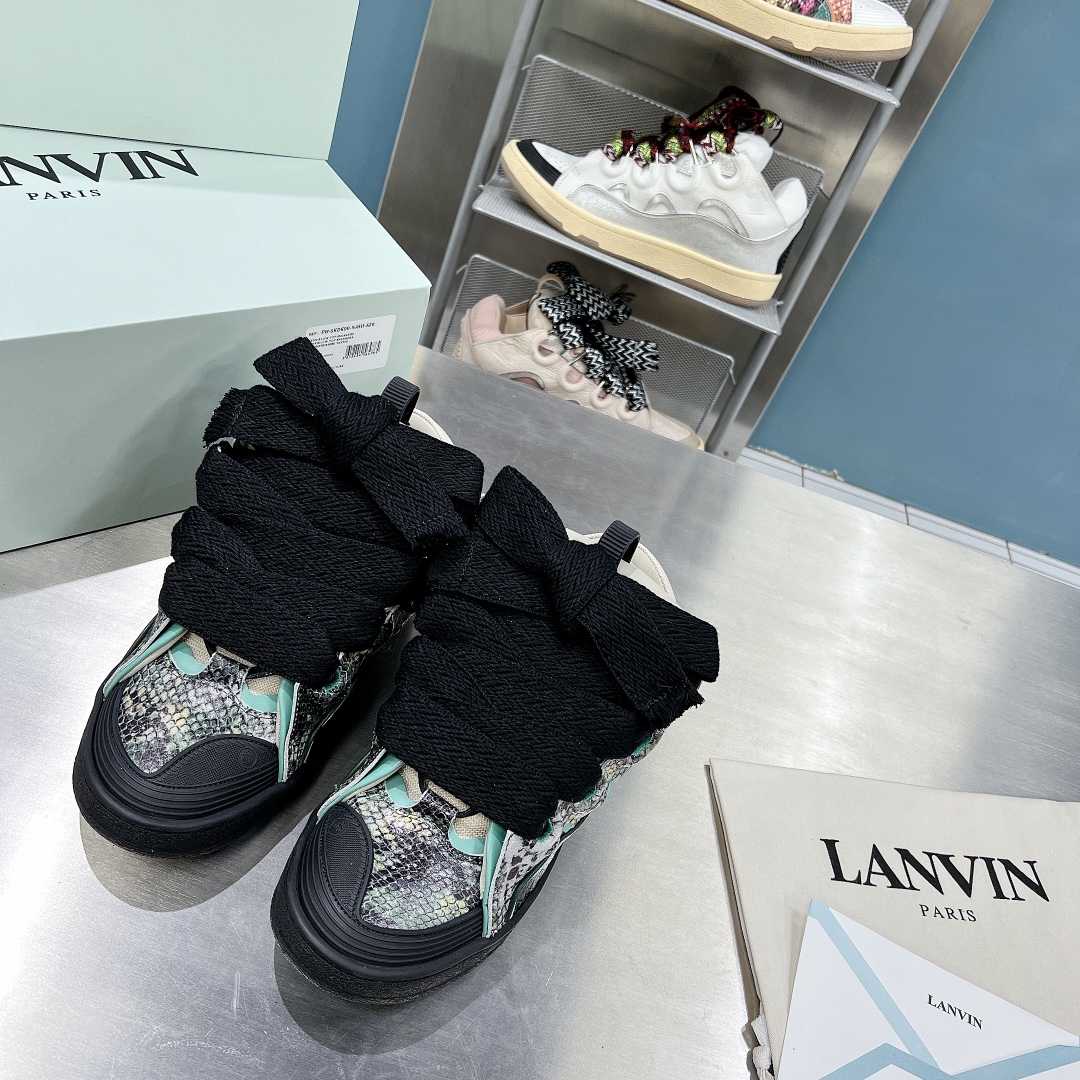 Lanvin Curb Low-Top Sneakers - EUR FASHION