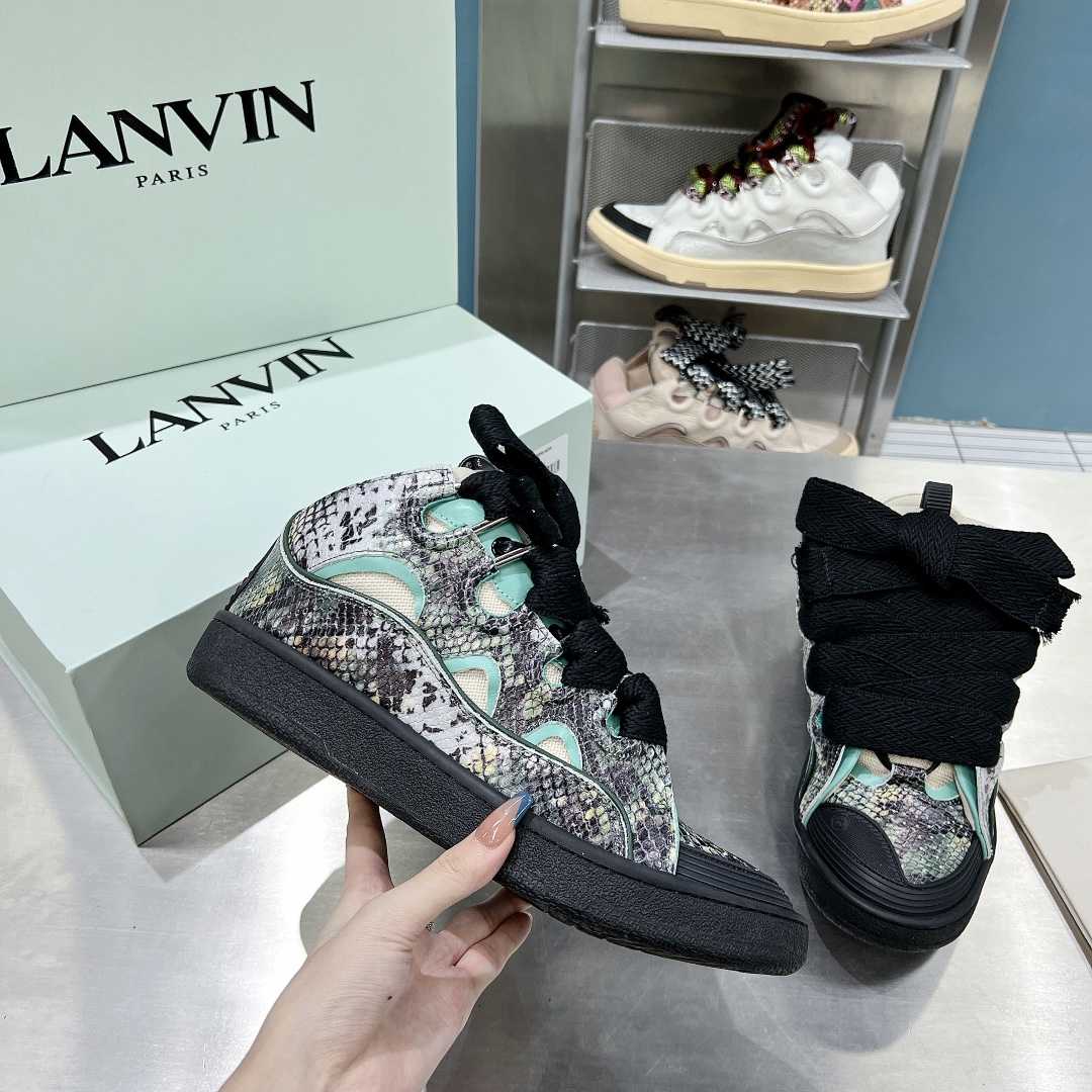 Lanvin Curb Low-Top Sneakers - EUR FASHION