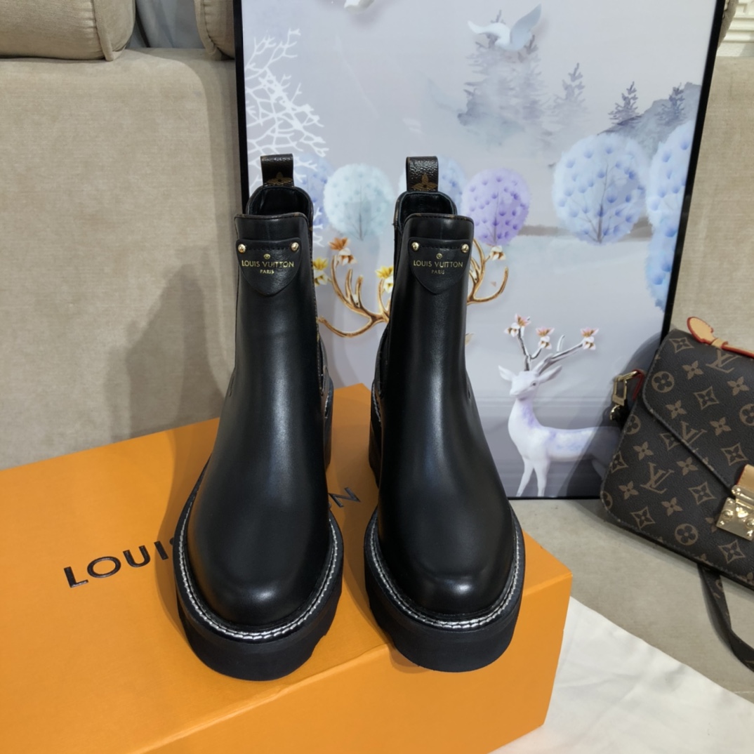 Louis Vuitton Lv Beaubourg Ankle Boot     1A8949 - EUR FASHION