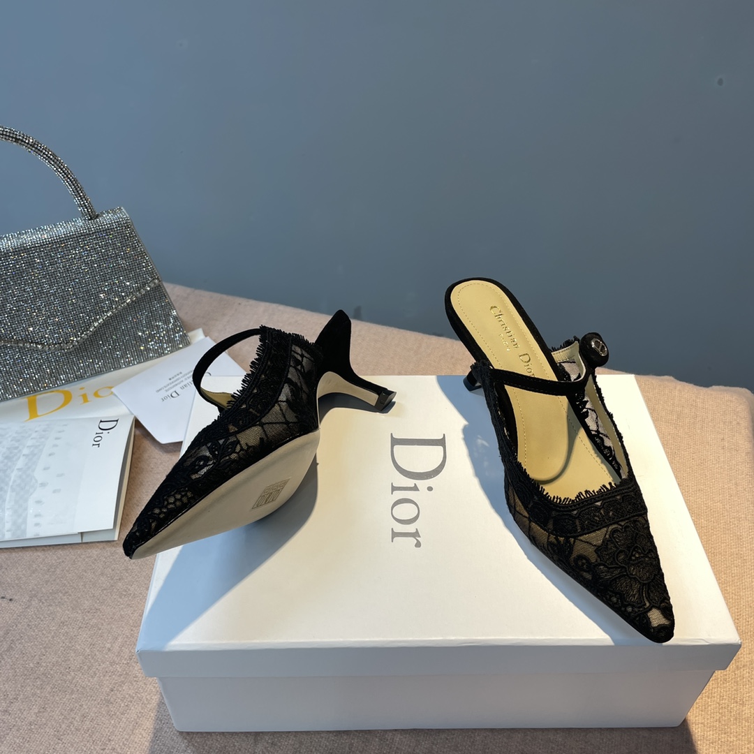 Dior Capture Heeled Mule - EUR FASHION