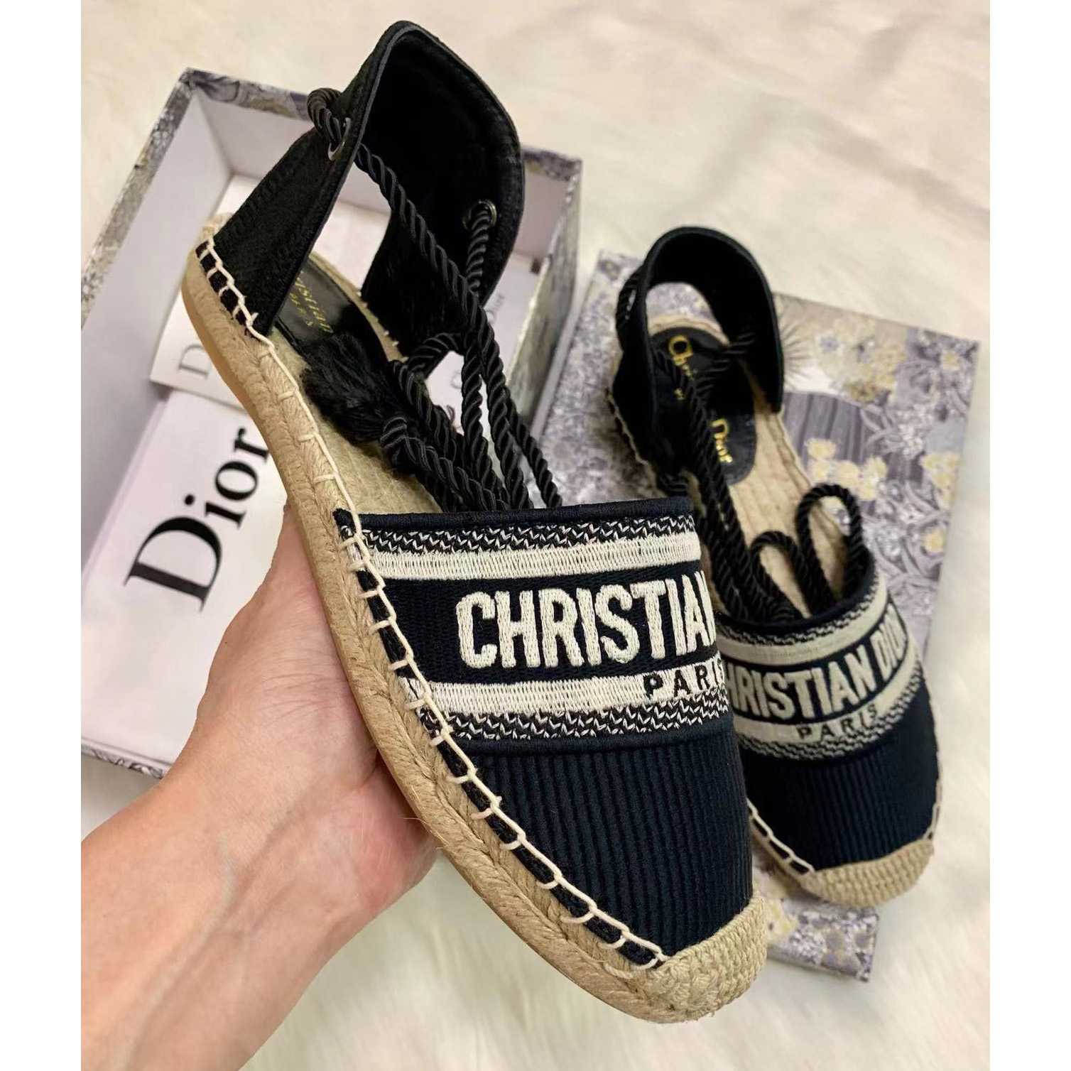 Dior Paris Vintage Espadrille Sandals - EUR FASHION