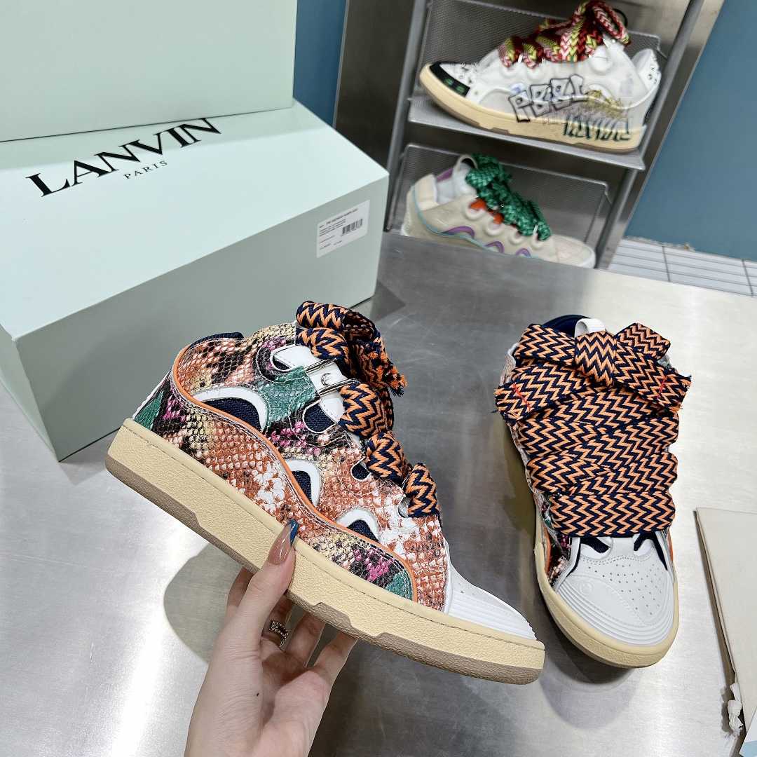 Lanvin Curb Low-Top Sneakers - EUR FASHION